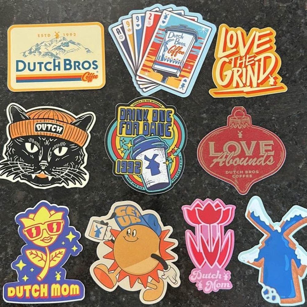 Dutch Bros Sticker Collection